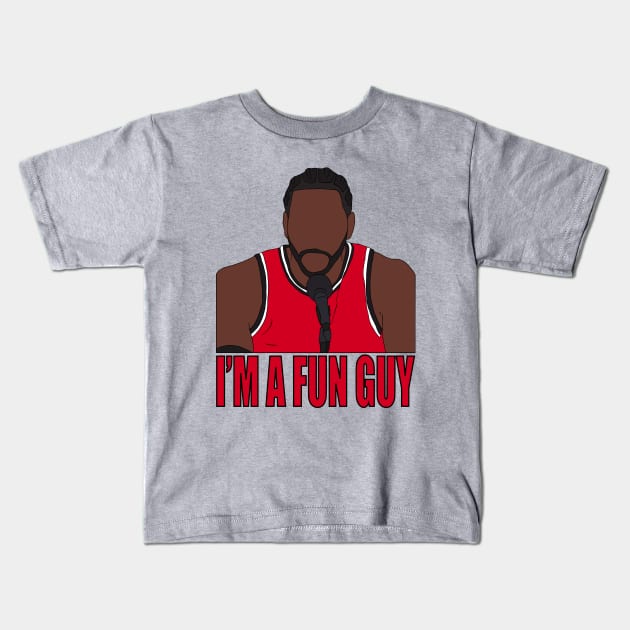 Kawhi Leonard "I'm A Fun Guy" Kids T-Shirt by rattraptees